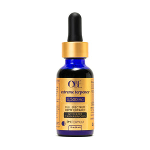 CBD Oil for Sleep | Extreme Terpenes PM - 1500 mg - 1 fl oz Oral Supplements Organic Body Essentials (OBE) 