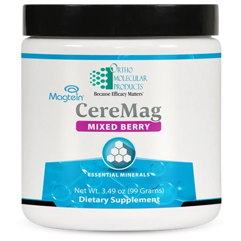 CereMag | Essential Minerals | Mixed Berry Flavored - 99 grams (3.49 oz) Oral Supplements Ortho Molecular Products 