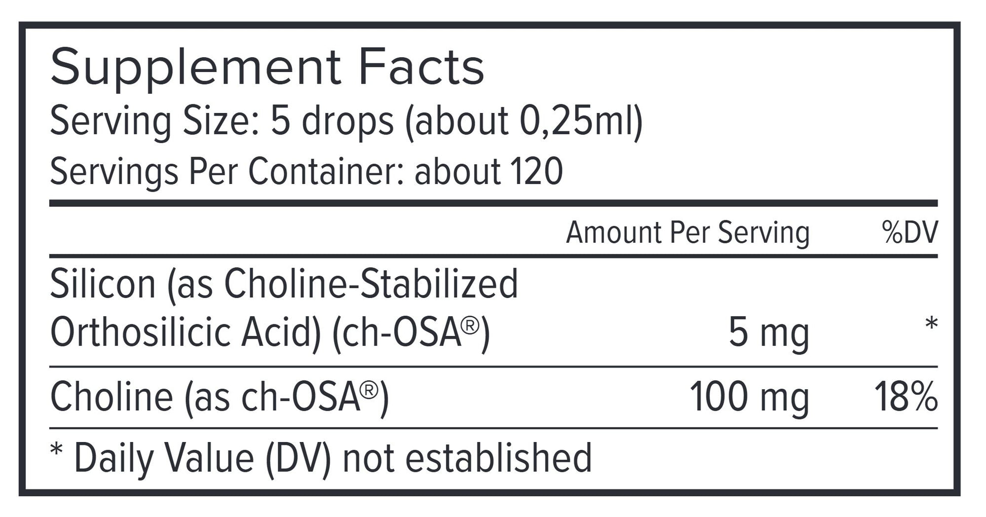 Collagen Generator ch-OSA® Drops | For Aging, Bones & Joints - 1 oz. 30 ml. Oral Supplement Biosil 
