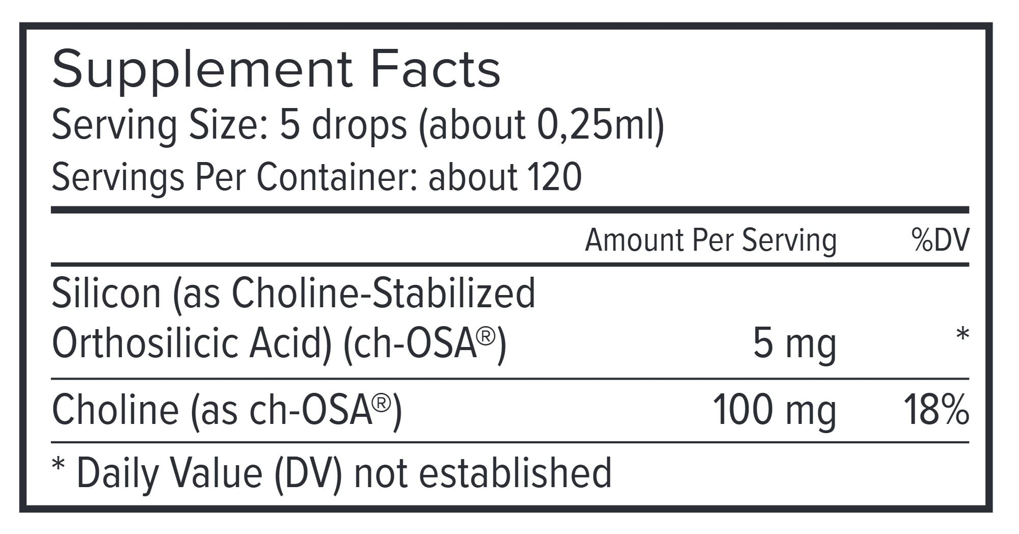Collagen Generator ch-OSA® Drops | For Aging, Bones & Joints - 1 oz. 30 ml. Oral Supplement Biosil 