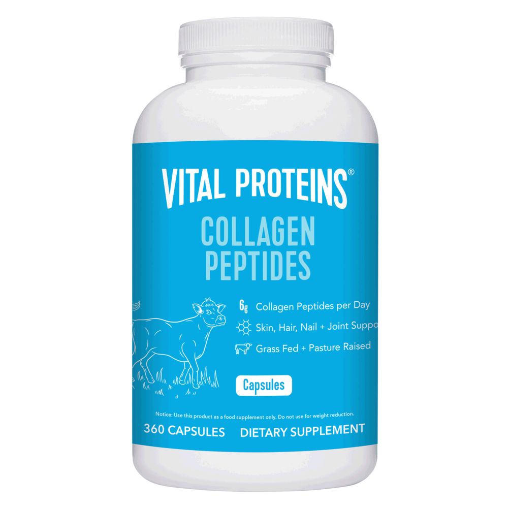 Collagen Peptides | Skin, Hair, Nail & Joint Support | Grass Fed & Pasture Raised - 360 Capsules Oral Supplements Vital Proteins 