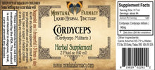 Load image into Gallery viewer, Cordyceps Liquid Herbal Tincture - 2 fl oz Tinctures Montana Farmacy 