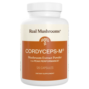 Cordyceps Mushroom Extract - 120 Capsules Oral Supplements Real Mushrooms 