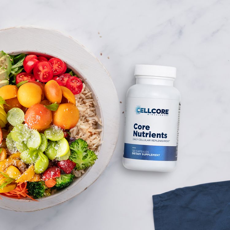 Core Nutrients | Daily Cellular Replenishment - 60 & 120 Capsules Oral Supplements CellCore 