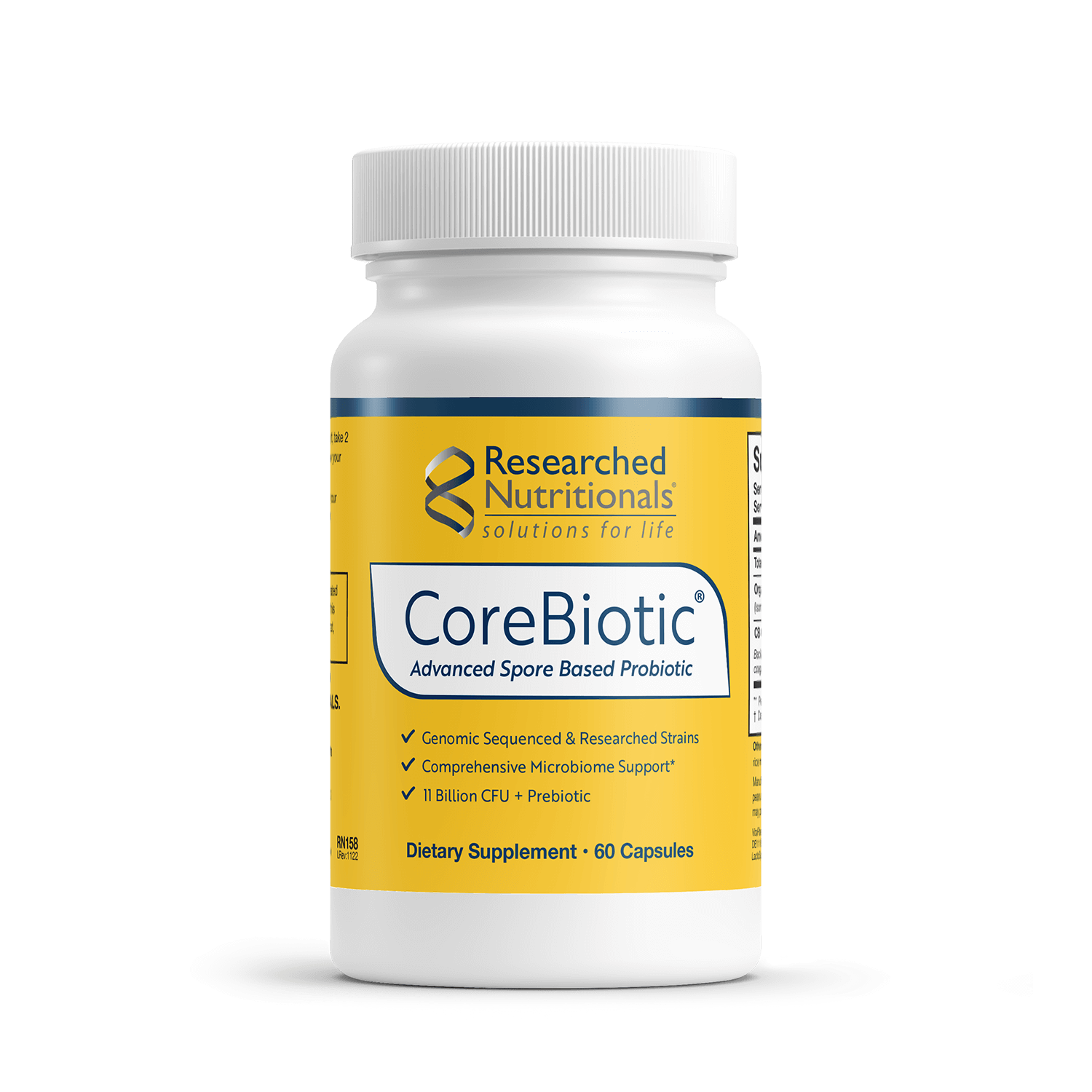 CoreBiotic® | Soil Based Probiotic - 60 capsules Oral Supplement Researched Nutritionals 