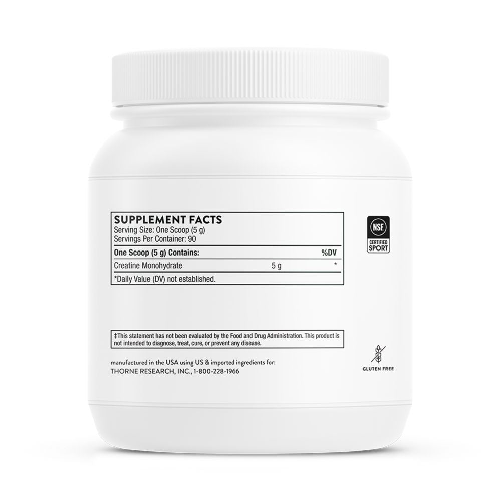 Creatine | Supports Cellular Energy Production - 450 grams Oral Supplements Thorne 