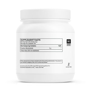 Creatine | Supports Cellular Energy Production - 450 grams Oral Supplements Thorne 