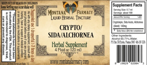 Crypto/Sida/Alchornea Liquid Herbal Tincture | CSA Blend - 4 fl oz Oral Supplements Montana Farmacy 
