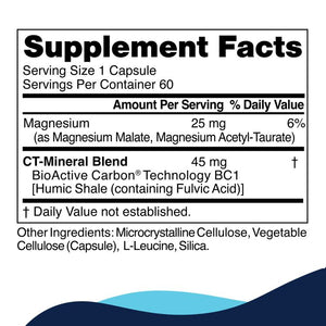 CT Minerals | Energy & Detox Support - 60 Capsules Oral Supplements CellCore 