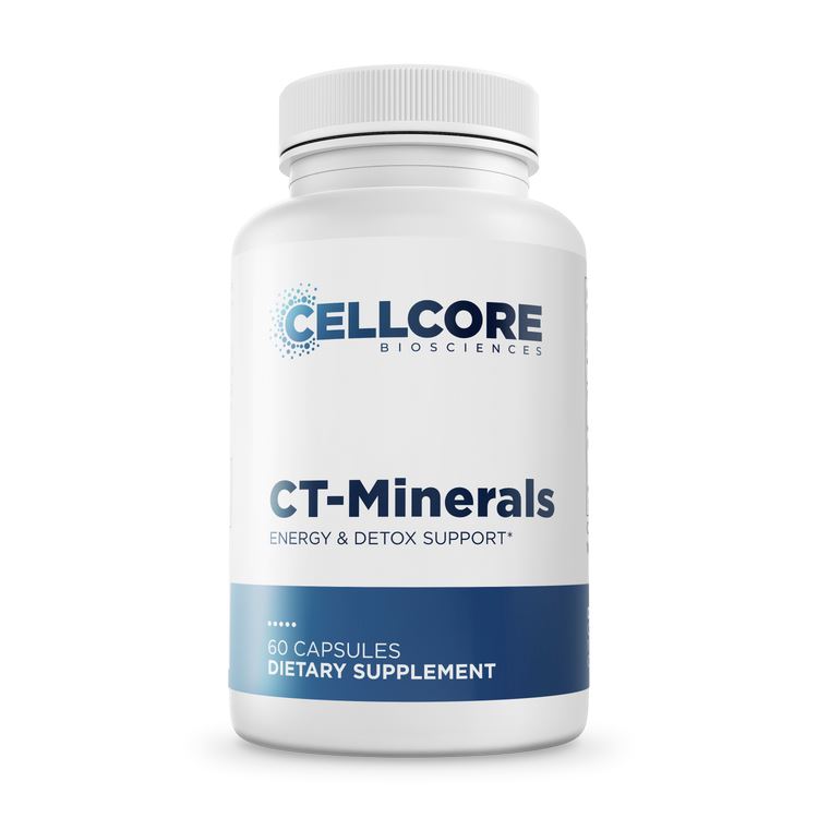 CT Minerals | Energy & Detox Support - 60 Capsules Oral Supplements CellCore 