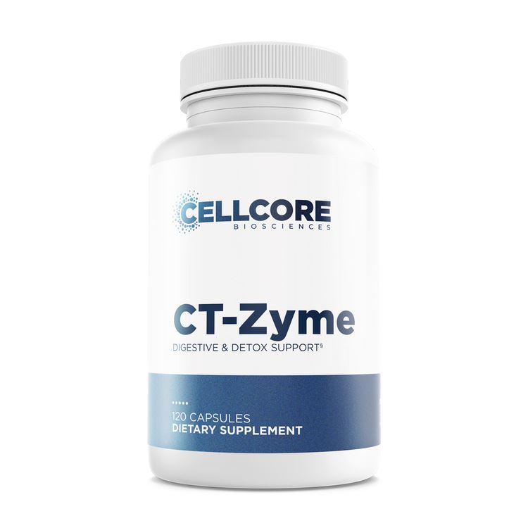 CT-Zyme | Digestive & Detox Support - 120 Capsules Oral Supplements CellCore 