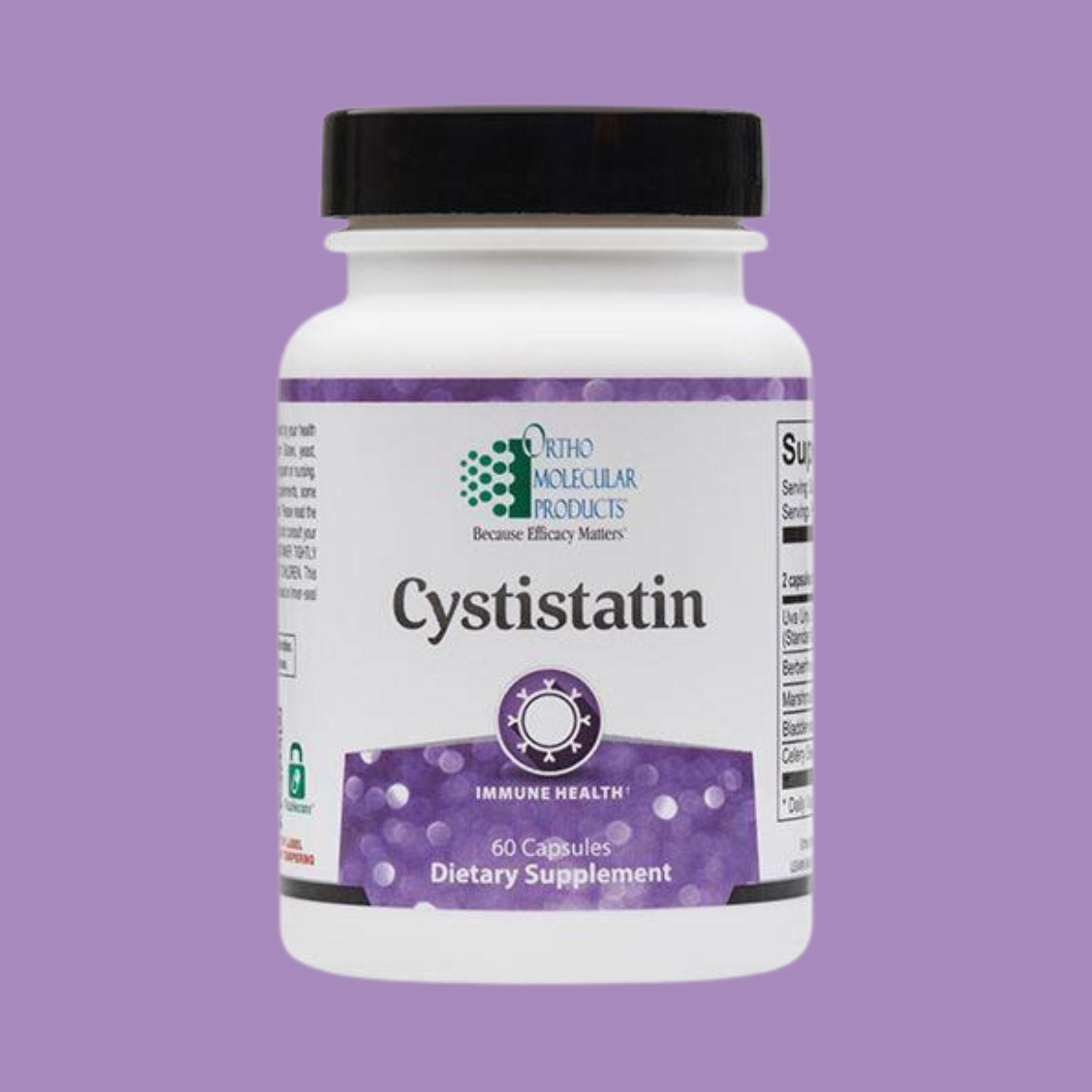 Cystistatin | Urinary Tract Support - 60 capsules Oral Supplement Ortho Molecular Products 