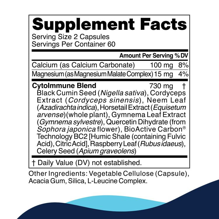 CytoImmune | Foundational Immunity Support - 60 Capsules Oral Supplements CellCore 