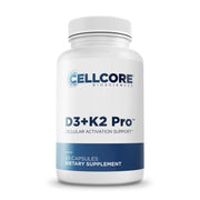 D3+K2 Pro™ | Cellular Activation Support - 60 Capsules Oral Supplements CellCore 