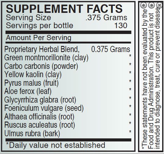 Detox 2 - 49 grams Oral Supplements Byron White Formulas 