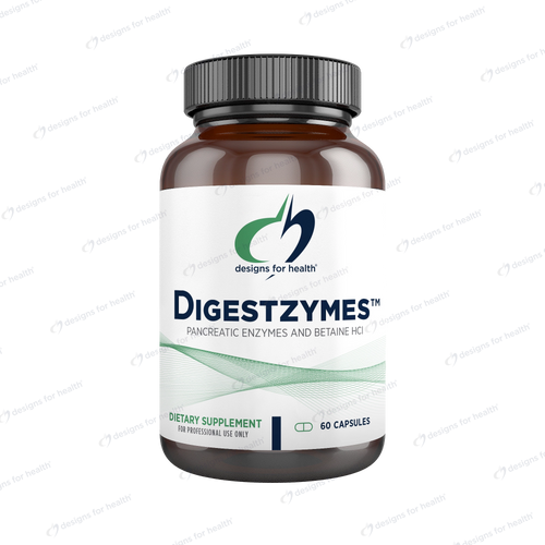 Digestzymes | Proprietary Blend - 60 & 90 & 180 Capsules Oral Supplements Designs For Health 60 Capsules 