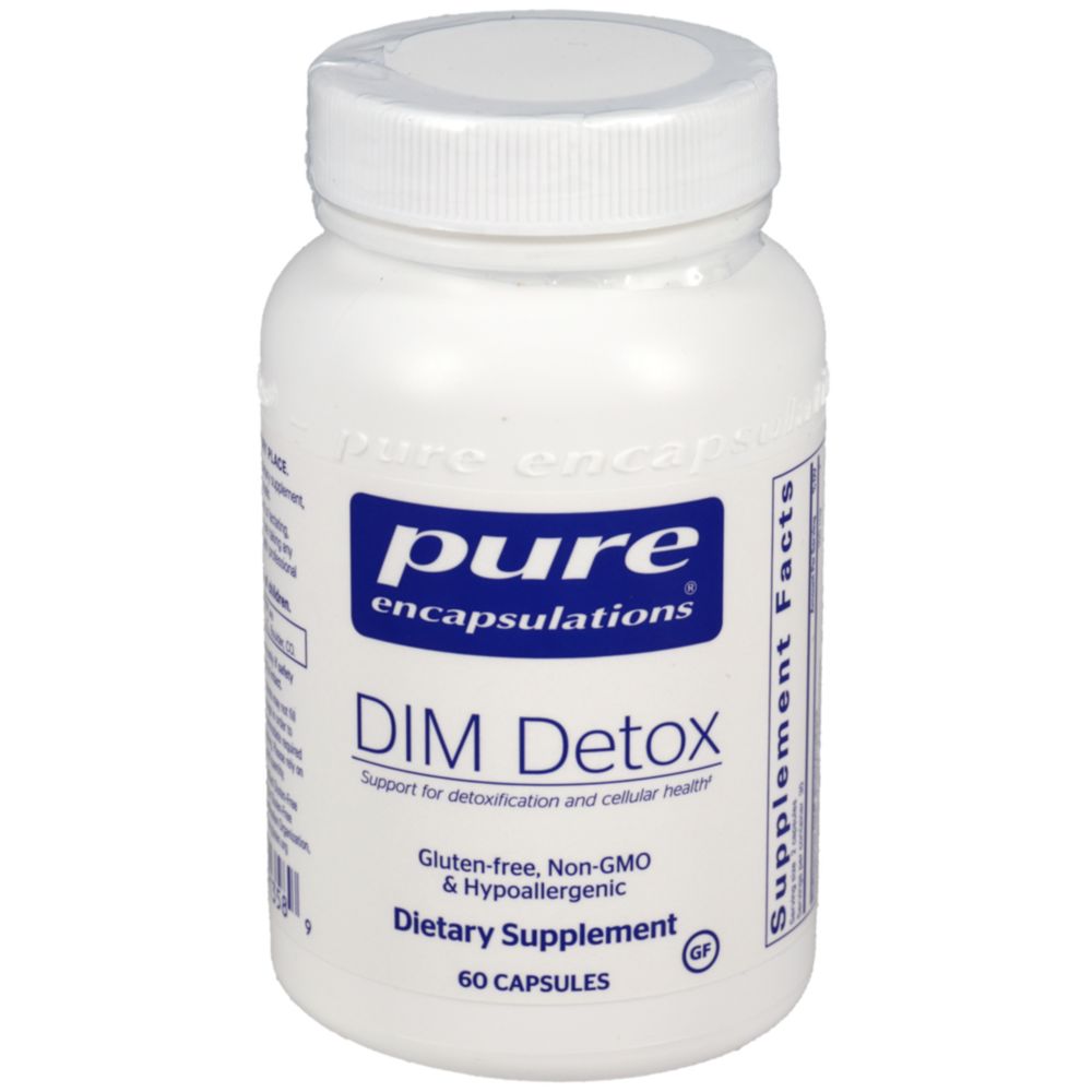 DIM Detox | Detoxification and Cellular Support - 60 Capsules Oral Supplements Pure Encapsulations 