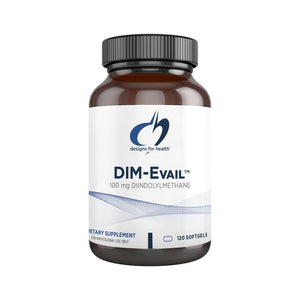 DIM-Evail | Diindolylmethane Supplement | 100mg 60 & 120 capsules Oral Supplements Designs For Health 120 Capsules 
