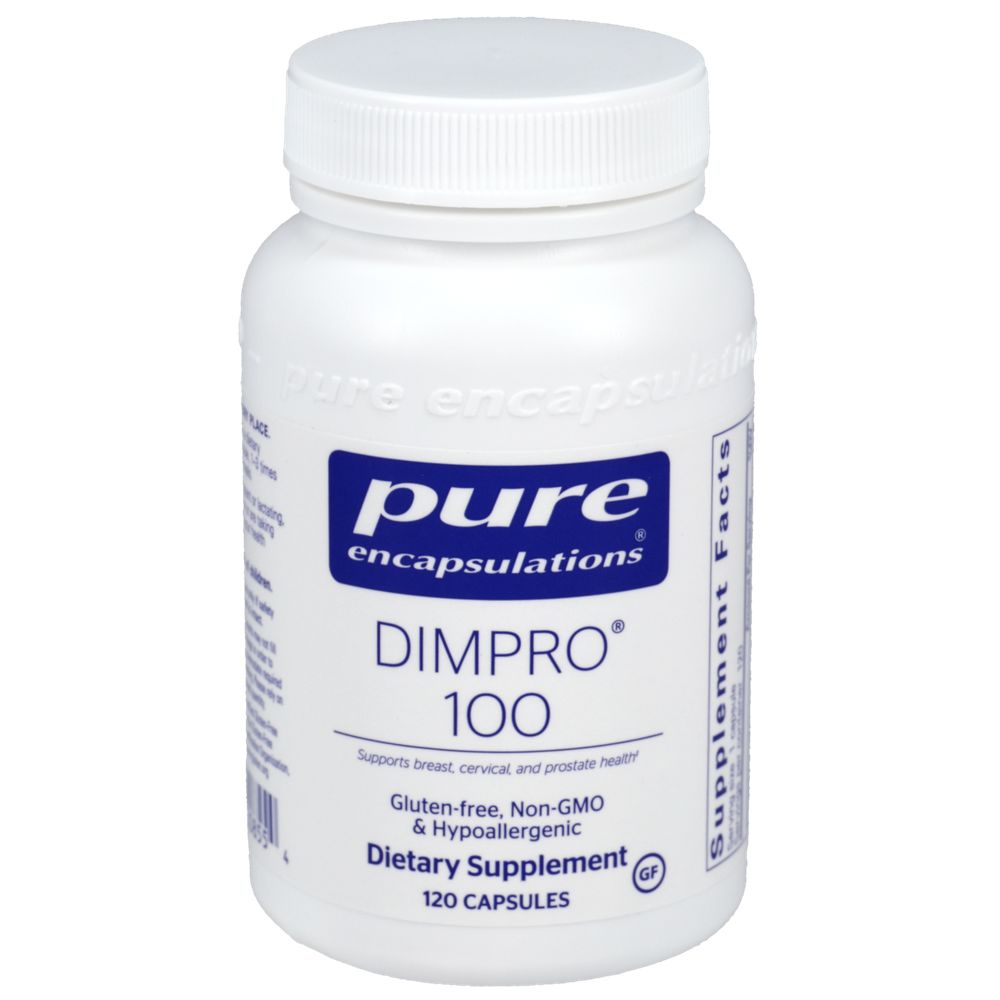 DIM-Pro 100 | Supports Breast, Cervical and Prostate Health - 60 & 120 Capsules Oral Supplements Pure Encapsulations 120 Capsules 