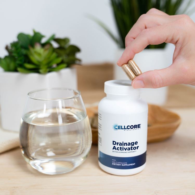 Drainage Activator | Detox & Immune Support - 120 Capsules Oral Supplements CellCore 