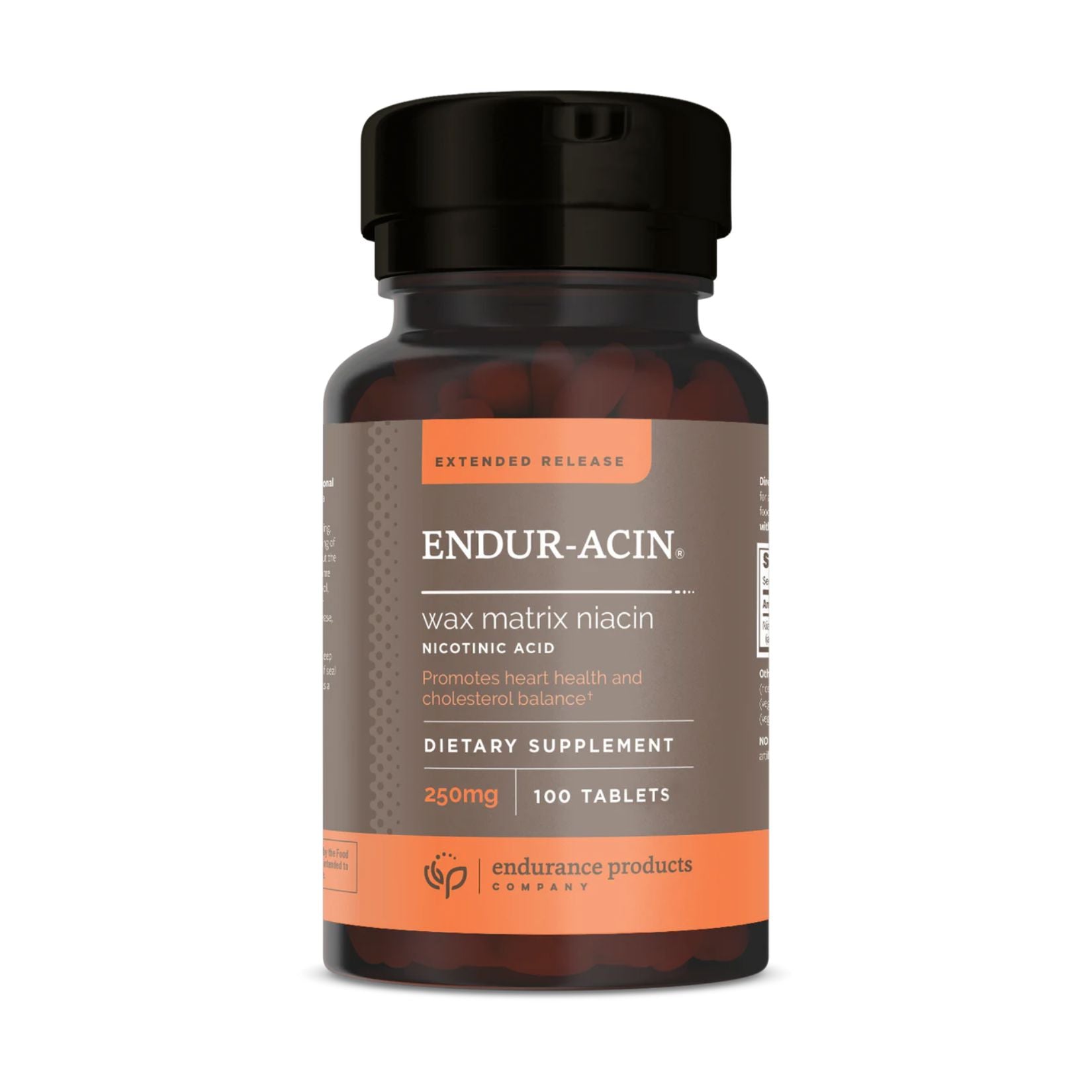 ENDUR-ACIN® Extended Release Niacin (Nicotinic Acid) | 250 mg & 500 mg - 100 Tablets Oral Supplements Endurance Products 250 mg 