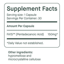 Load image into Gallery viewer, Fatty15 Advanced Formula - C15:0 Pentadecanoic Acid | Extra Strength | 150mg - 60 Capsules Oral Supplements Fatty15 