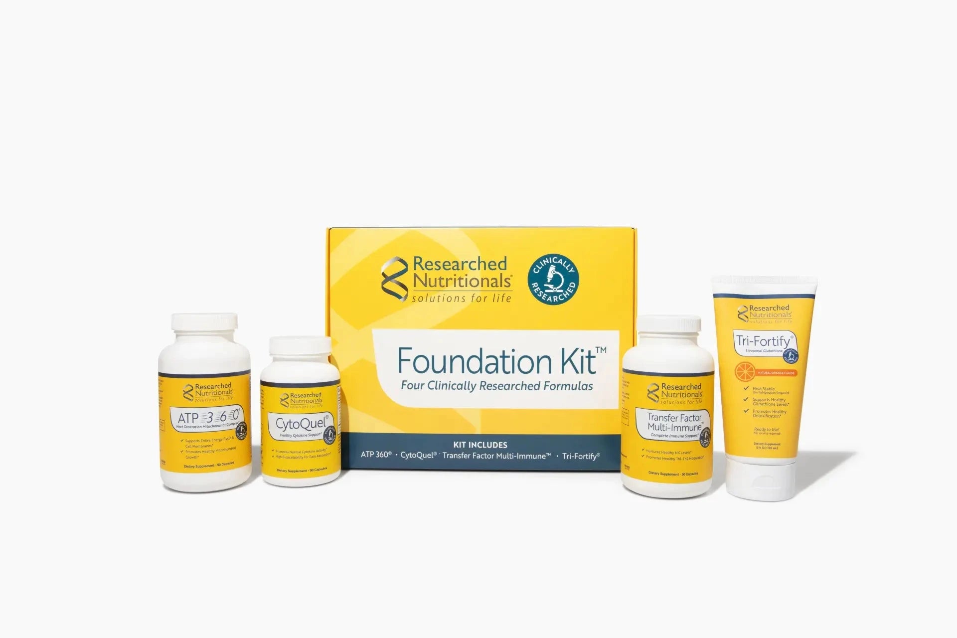 Foundation Kit™ - 4 Items Oral Supplements Researched Nutritionals 