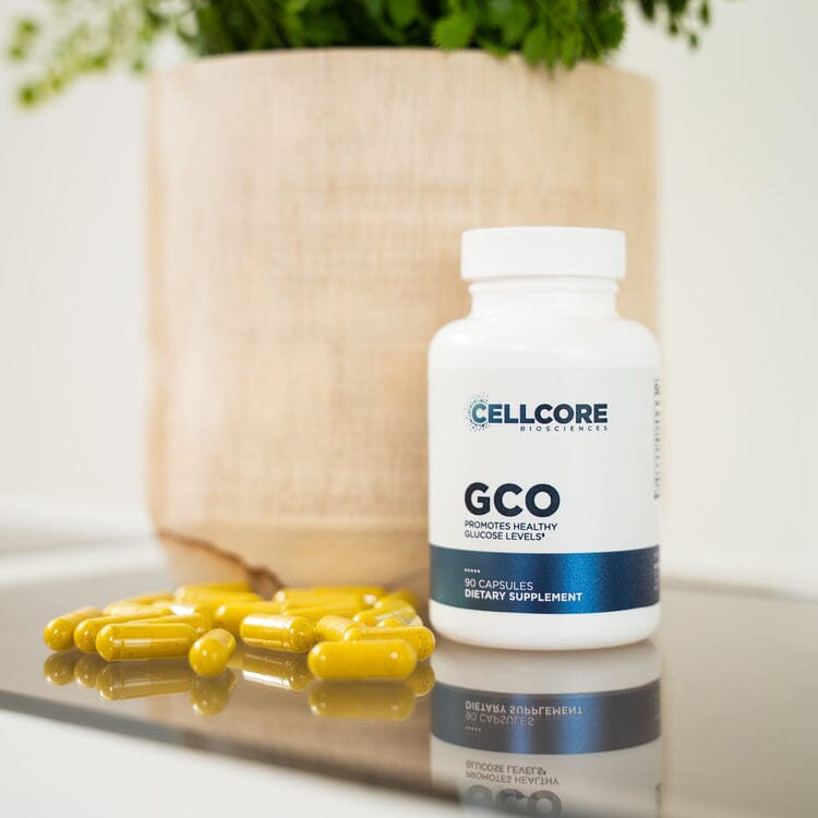 GCO | Supports Healthy Glucose Levels - 90 Capsules Oral Supplements CellCore 