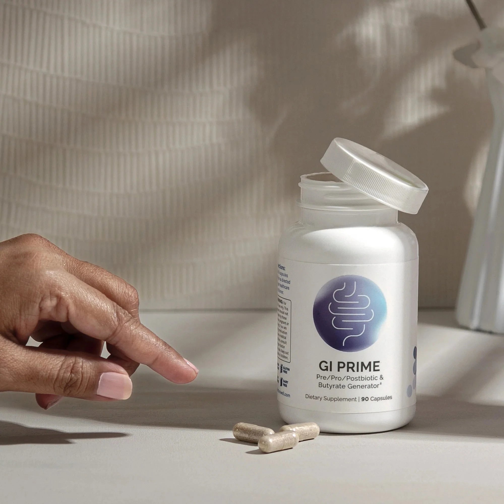 GI Prime | Pre/Pro/Postbiotic & Butyrate Generator - 90 Capsules Oral Supplements InfiniWell 