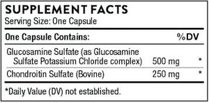 Glucosamine & Chondroitin | Joint and Cartilage Support - 90 Capsules Oral Supplements Thorne 