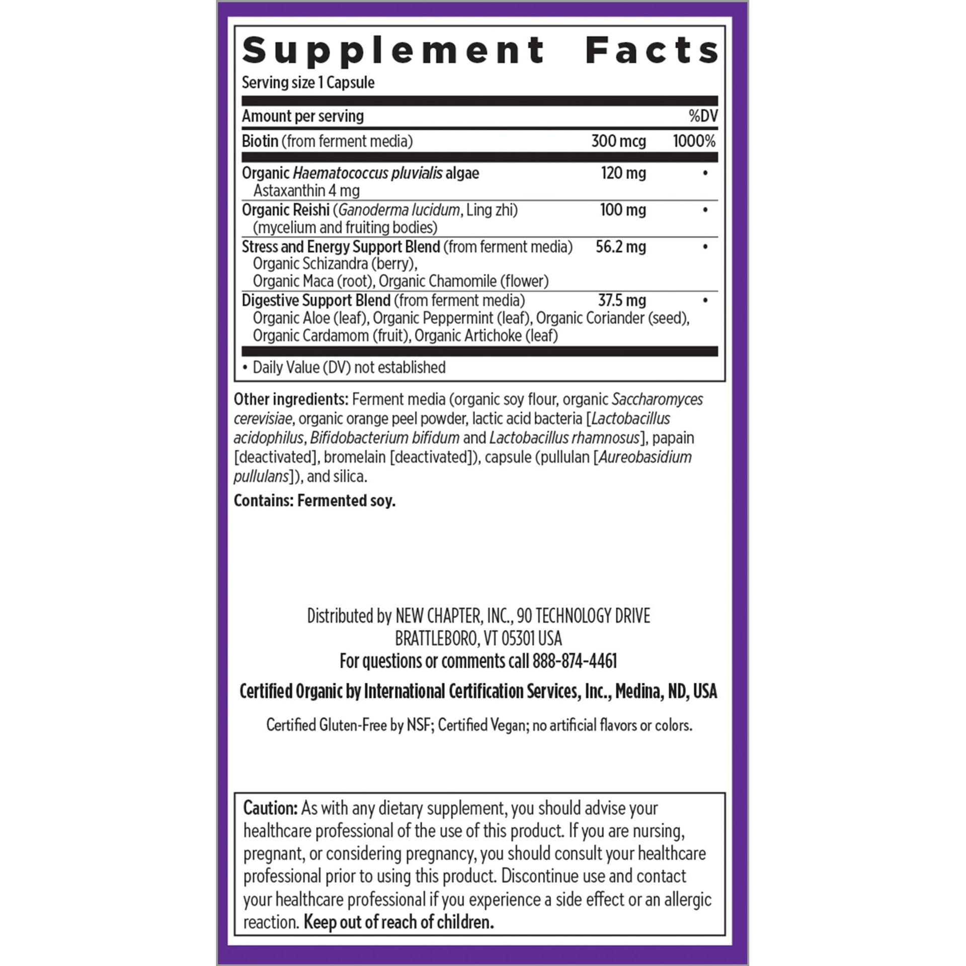 Hair, Skin & Nails | Formulated for Absorption - 30 & 60 Capsules Oral Supplements New Chapter 