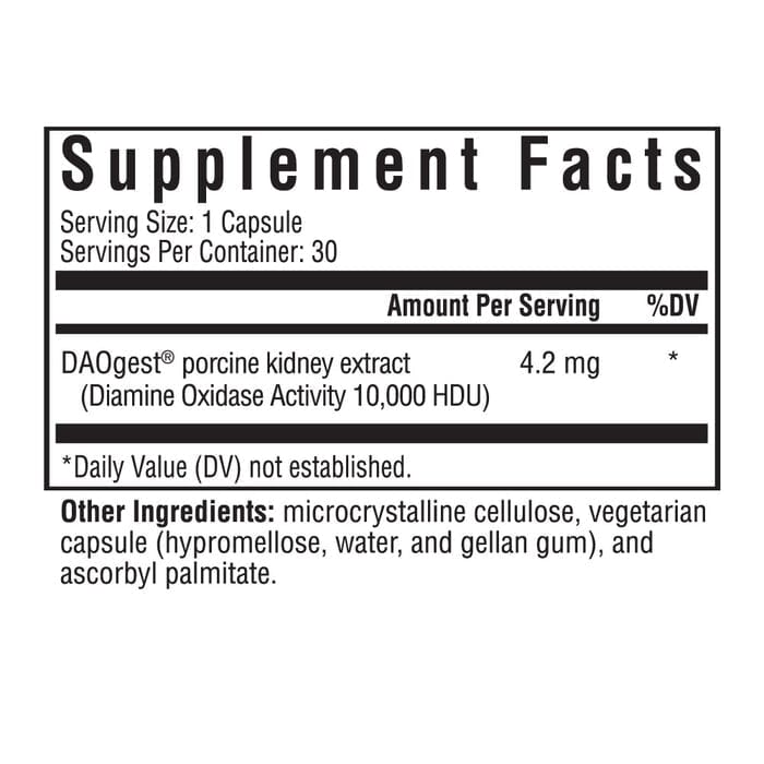 Histamine Digest™️| Supports Digestion of Histamine | DAO - 30 Capsules Oral Supplements Seeking Health 