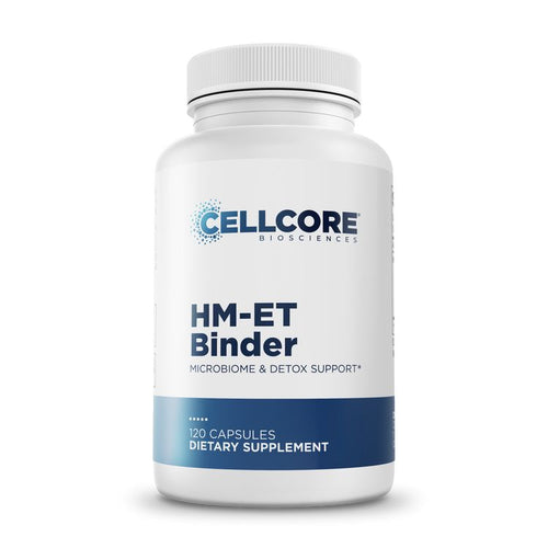 HM-ET Binder | MicroBiome & Detox Support - 120 Capsules Oral Supplements CellCore 
