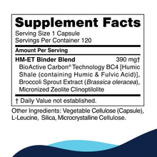 Load image into Gallery viewer, HM-ET Binder | MicroBiome &amp; Detox Support - 120 Capsules Oral Supplements CellCore 