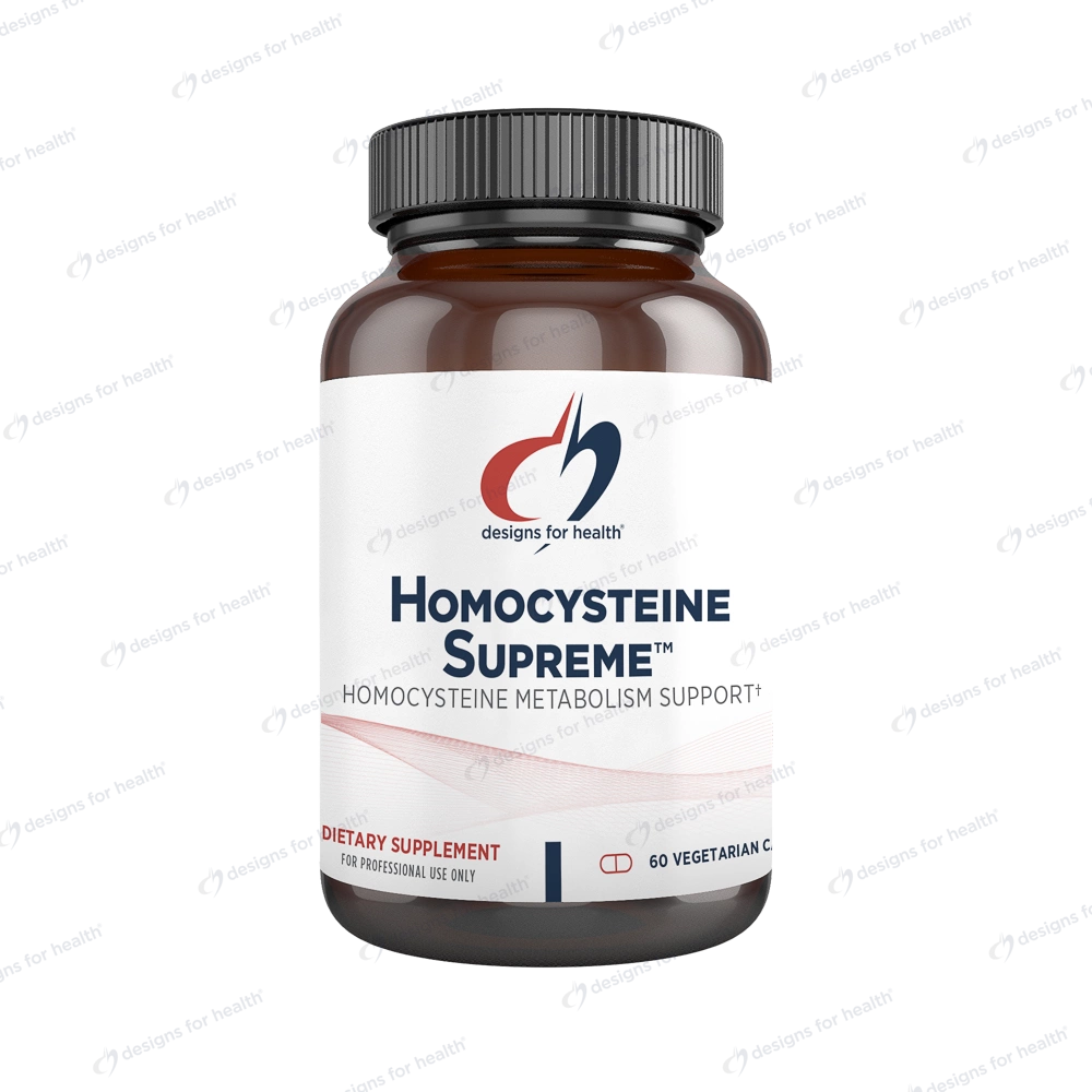 Homocysteine Supreme™ | Metabolism Support - 60 & 120 Capsules Oral Supplements Designs For Health 60 Capsules 