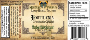 Houttuynia Liquid Herbal Tincture - 2 fl oz Tinctures Montana Farmacy 