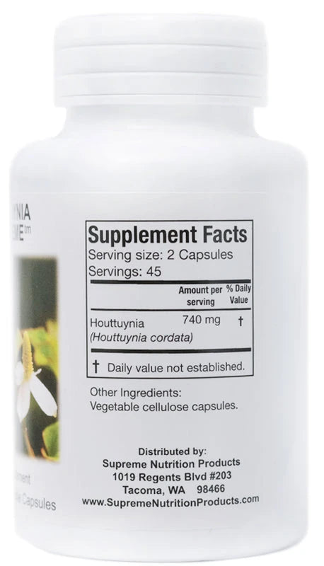 Houttuynia Supreme™ | Antimicrobial & Anti-Inflammatory - 90 Capsules Oral Supplements Supreme Nutrition Products 