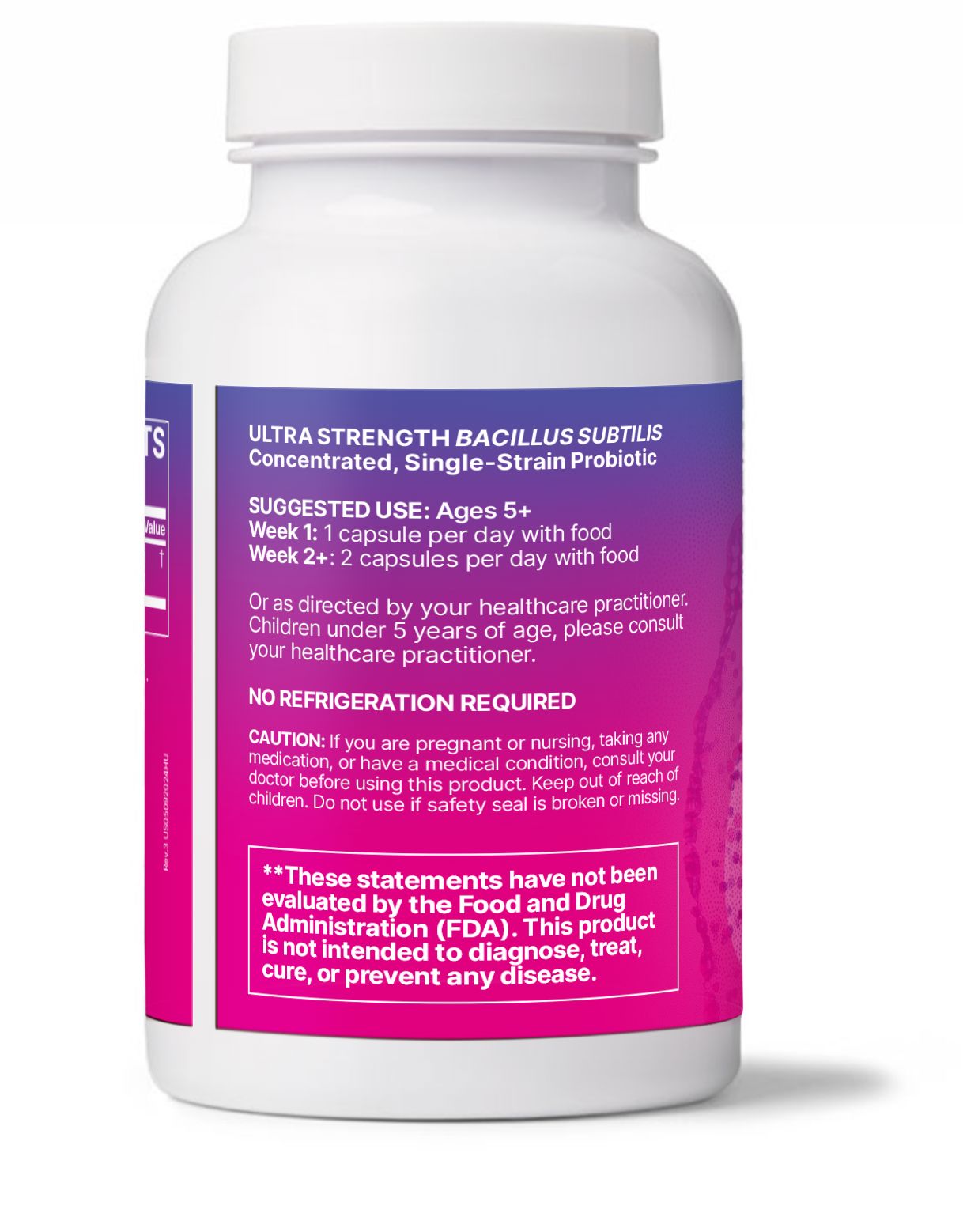 HU58™ | Single-Strain Probiotic - 60 Capsules Oral Supplements MicroBiome Labs 