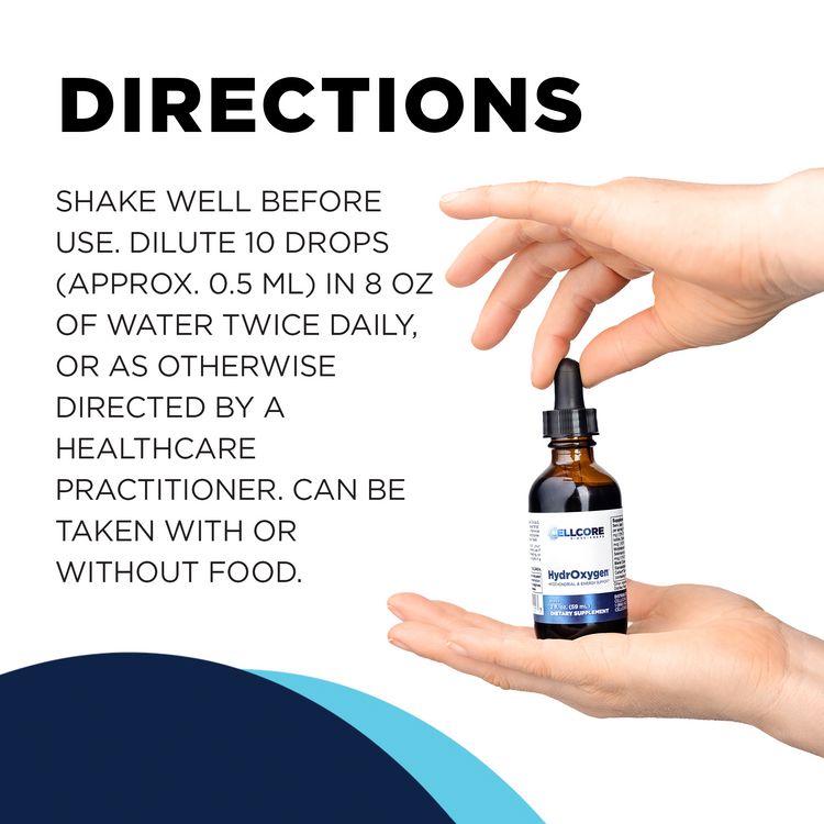 HydrOxygen® | Mitochondrial & Energy Support - 2 fl oz Oral Supplements CellCore 