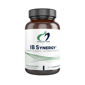 IB Synergy - Support GI Health, Digestion + Brain-Gut Connection | 60 Capsules Oral Supplements Designs For Health 