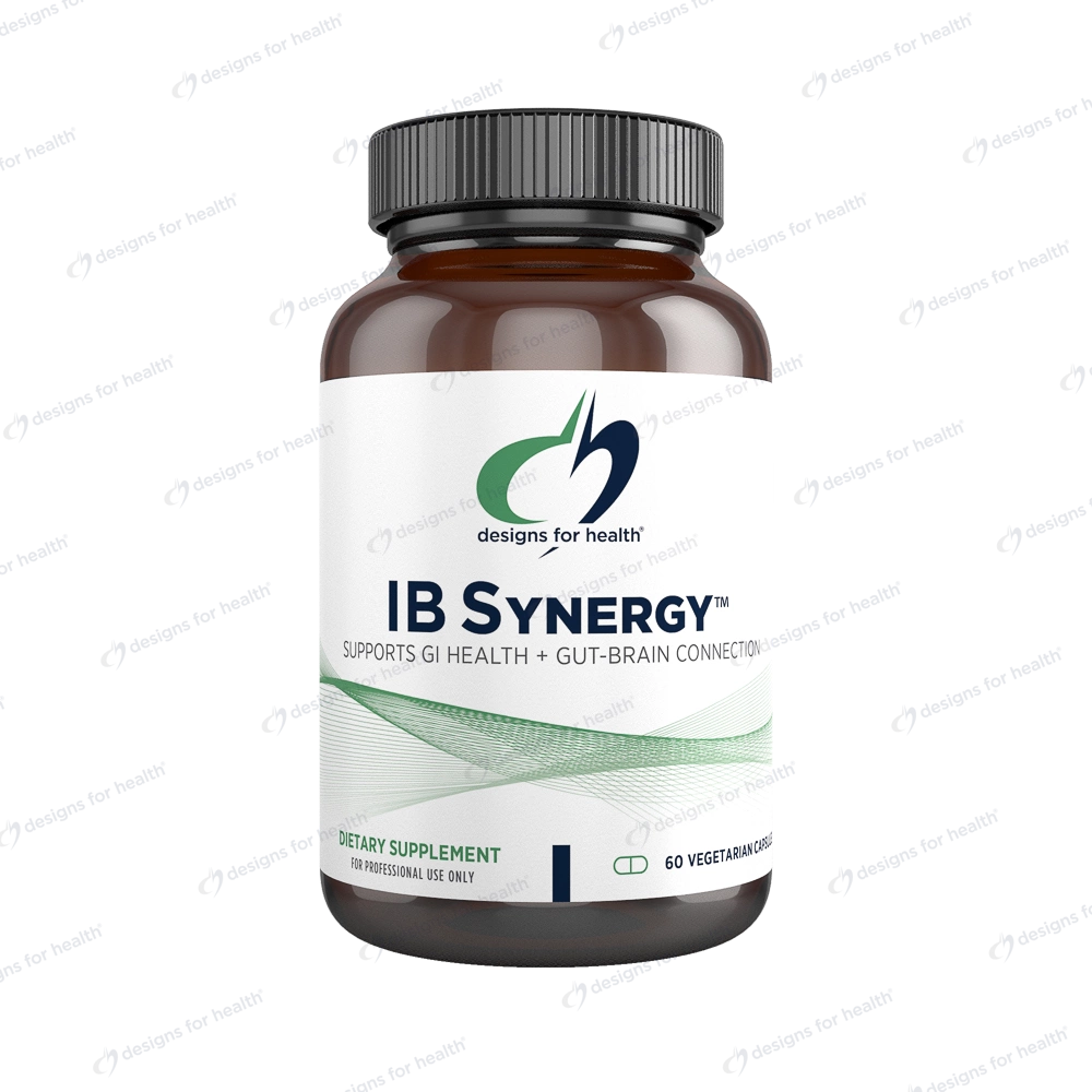 IB Synergy™ | Supports GI Health + Gut-Brain Connection - 60 Capsules Oral Supplements Designs For Health 