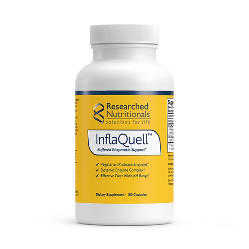InflaQuell™ | Enzymatic Support - 180 Capsules Oral Supplements Researched Nutritionals 