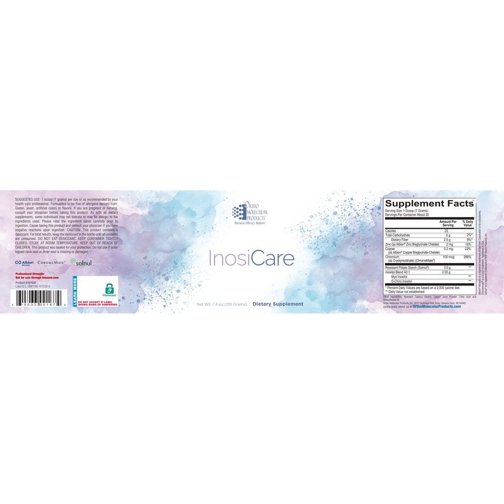 InosiCare | Metabolic & Hormonal Health - 210 grams (7.4 oz) Oral Supplements Ortho Molecular Products 