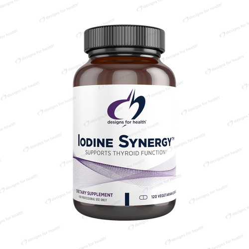 Iodine Synergy™ | Supports Thyroid Function - 120 Capsules Oral Supplements Designs For Health 