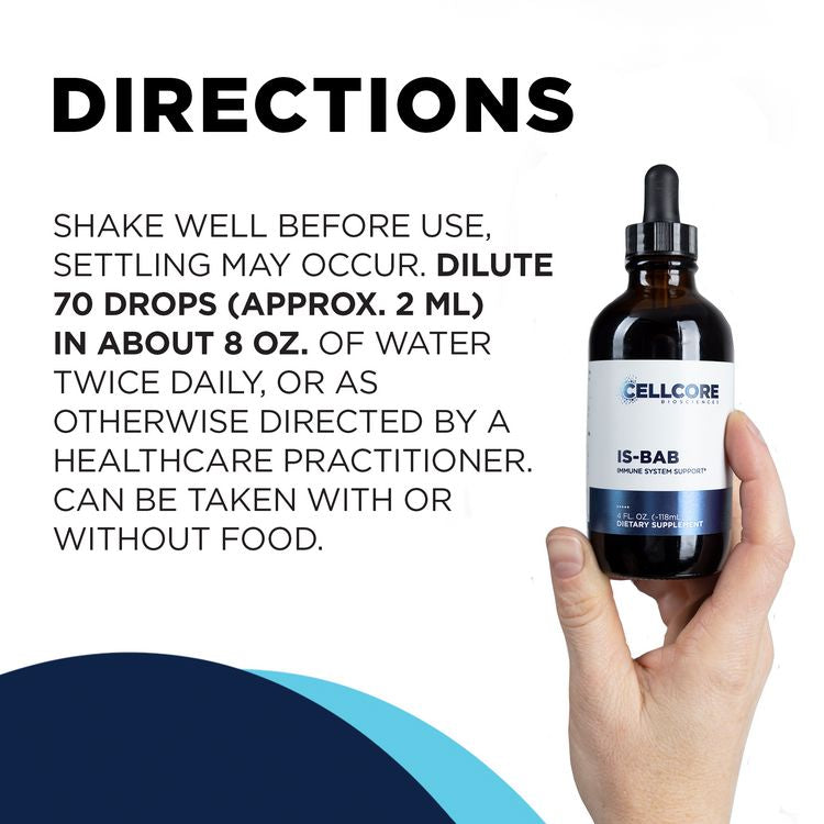 IS-BAB | Immune System Support - 4 fl oz Oral Supplements CellCore 