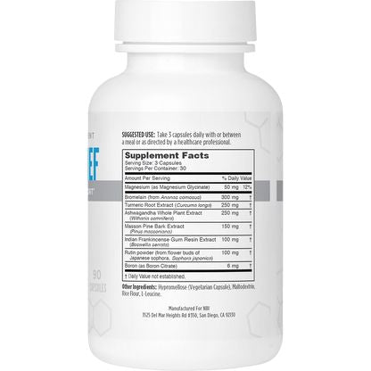 Joint Relief | Inflammation Support - 90 Capsules Oral Supplements NBI 
