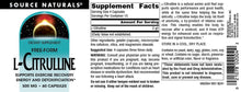 Load image into Gallery viewer, L-Citrulline | Supports Exercise Recovery, Energy &amp; Detoxification | 500mg - 60 Capsules Oral Supplements Source Naturals 