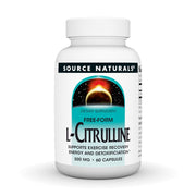 L-Citrulline | Supports Exercise Recovery, Energy & Detoxification | 500mg - 60 Capsules Oral Supplements Source Naturals 