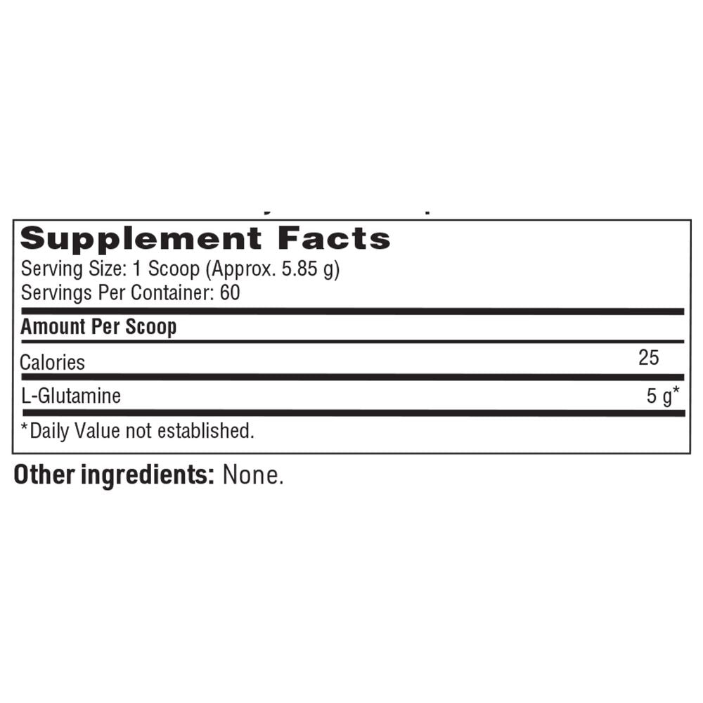 L-Glutamine Powder | Supports GI Health & Lean Muscle Mass | 351 grams Powder SFI Health (Klaire Labs) 