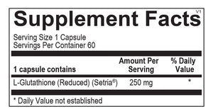 L-Glutathione | Immune Health - 60 Capsules Oral Supplements Ortho Molecular Products 